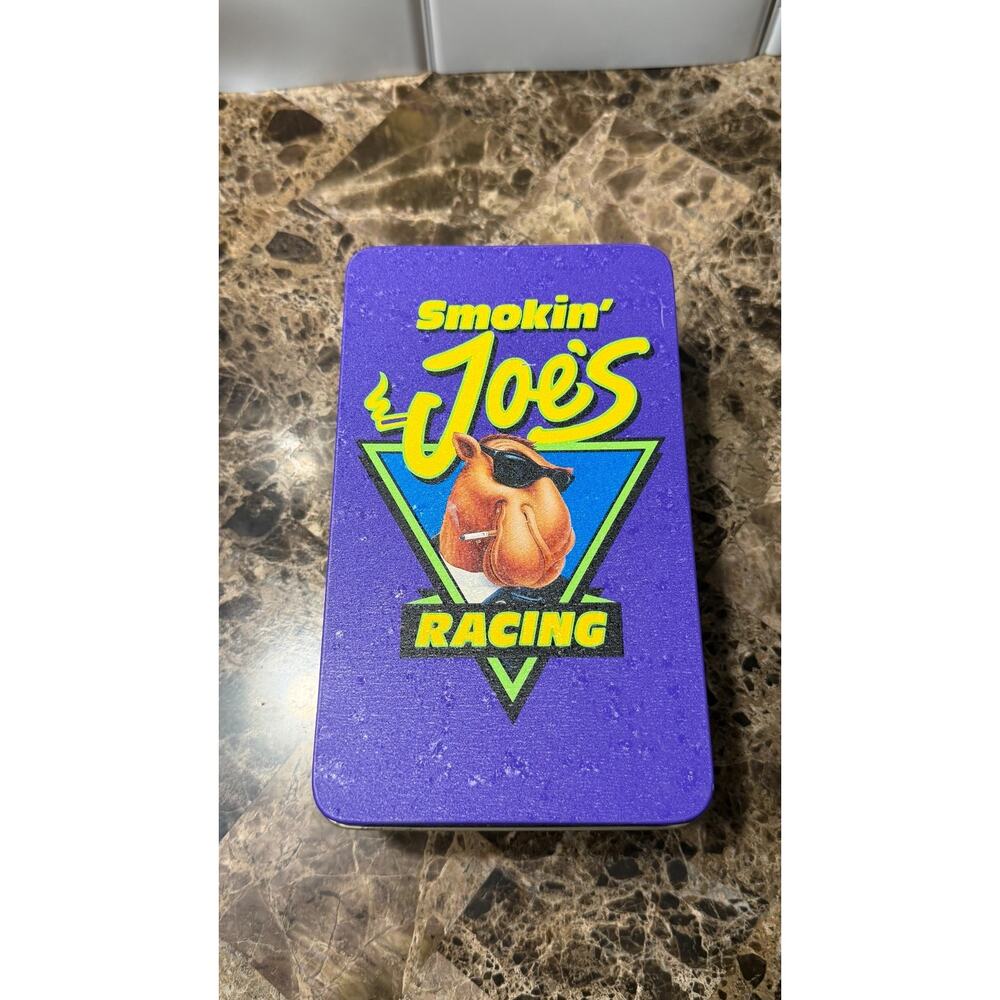 Smokin' Joe's Racing 1994 Tin Camel Tobacco Vintage Case Can Cigarette Smokes